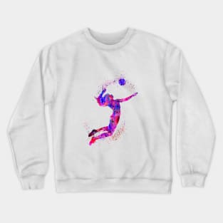 Volleyball girl Crewneck Sweatshirt